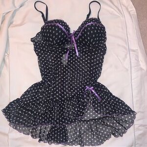 Y2K Lingerie Mesh Teddy